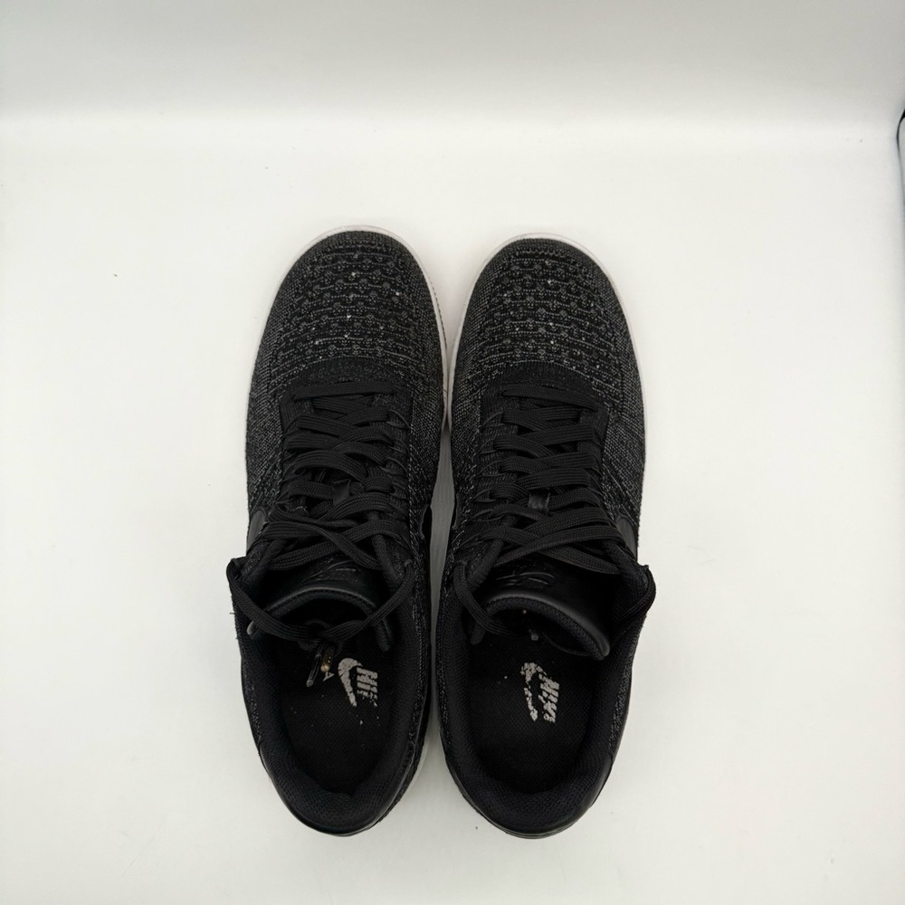 Nike Air Force 1 Flyknit Black sneakers Men’s Size 13 - Picture 9 of 12